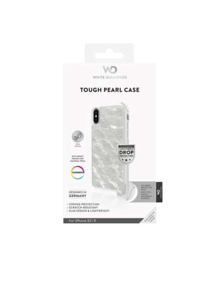 REAL PEARL COVER IPHONE XS/X WHITE