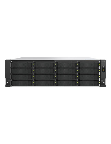 QNAP TS-H1677AXU-RP Server di archiviazione Armadio (3U) AMD Ryzen™ 7 7745 32 GB DDR5 0 TB QNAP QTS Nero, Grigio