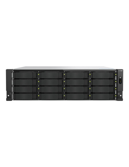 QNAP TS-H1677AXU-RP Server di archiviazione Armadio (3U) AMD Ryzen™ 7 7745 32 GB DDR5 0 TB QNAP QTS Nero, Grigio