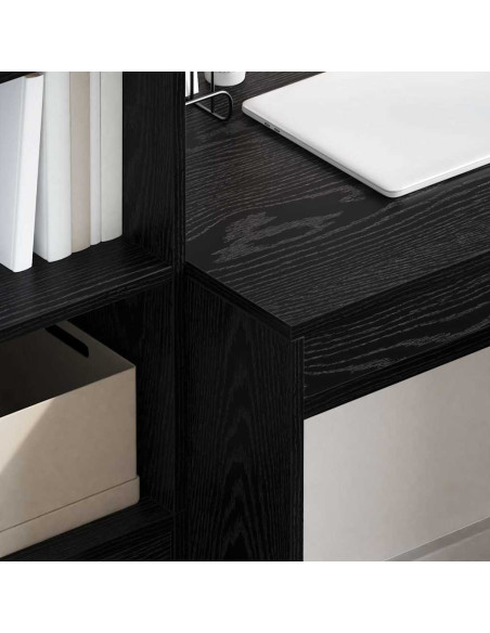 Scrivania Rovere Nero 80 x 50 x 76 cm
