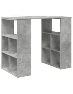 Scrivania Grigio cemento 90 x 50 x 75 cm Legno multistrato 2