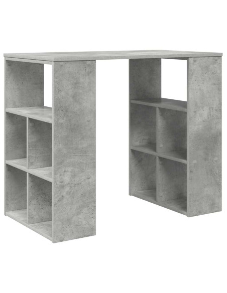 Scrivania Grigio cemento 90 x 50 x 75 cm Legno multistrato