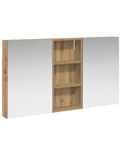 Set di Armadi da Bagno con porta 3 pcs 110 x 10,5 x 60,5 cm 2