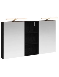 Set di Armadi da Bagno con porta 3 pcs 110 x 10,5 x 60,5 cm 2