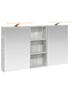 Set di Armadi da Bagno con porta 3 pcs 110 x 10,5 x 60,5 cm 2