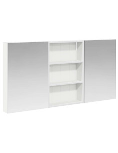 Set di Armadi da Bagno con porta 3 pcs 120 x 10,5 x 60,5 cm 2