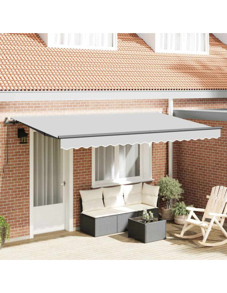 Struttura della tenda Antracite 4 x 2 m Metallo