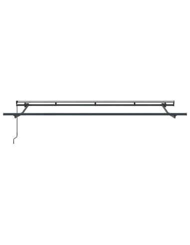 Struttura della tenda Antracite 4 x 2 m Metallo