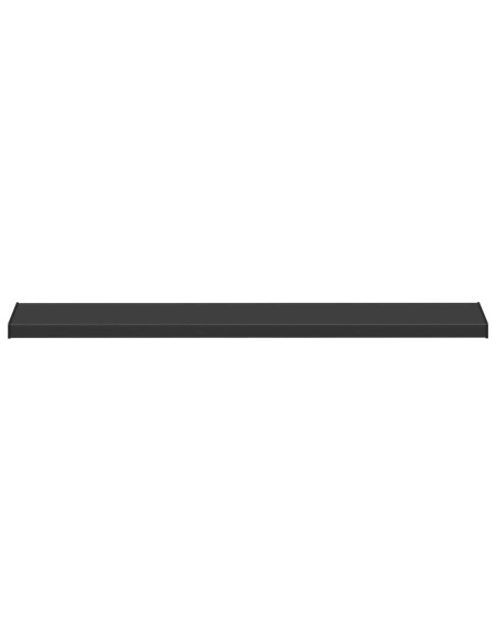 Soglia della Finestra Nero con Venature del Legno PVC