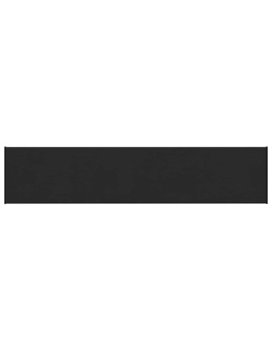 Soglia della Finestra Nero con Venature del Legno PVC