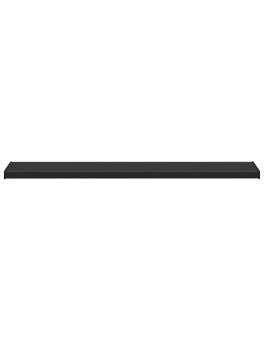 Soglia della Finestra Nero con Venature del Legno PVC