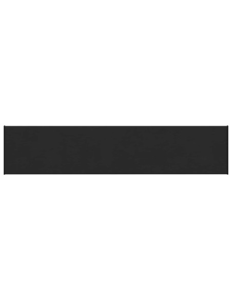 Soglia della Finestra Nero con Venature del Legno PVC