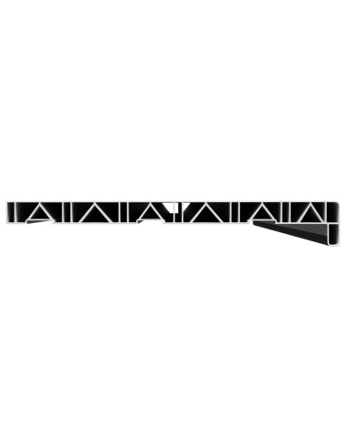 Soglia della Finestra Nero con Venature del Legno PVC