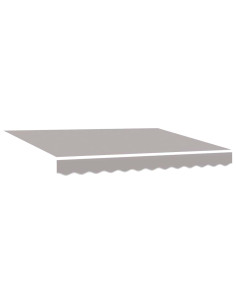 Telo di ricambio per tenda da sole Grigio chiaro 330 x 245 cm 2