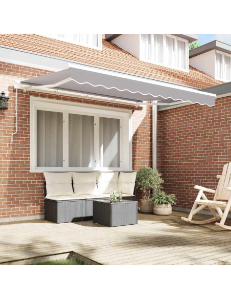 Telo di ricambio per tenda da sole Grigio chiaro 330 x 245 cm