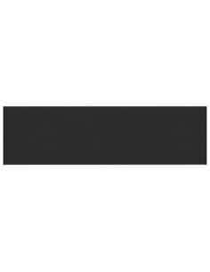 Soglia della Finestra Nero con Venature del Legno PVC 2