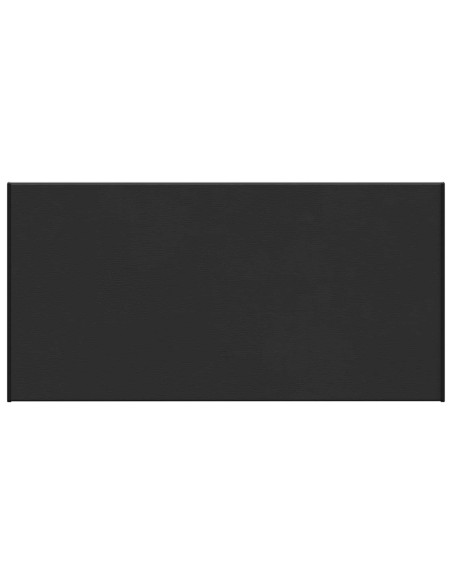 Soglia della Finestra Nero con Venature del Legno PVC