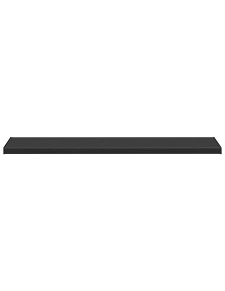 Soglia della Finestra Nero con Venature del Legno PVC