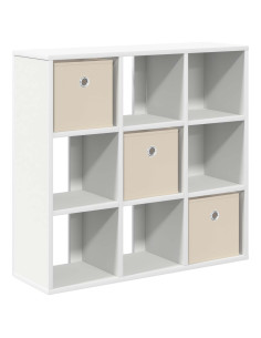 Credenza con cassetto Bianco 73,5 x 24 x 69,5 cm 2