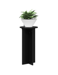 Supporto per piante 2 pcs Nero 29,5 x 29,5 x 60 cm 2