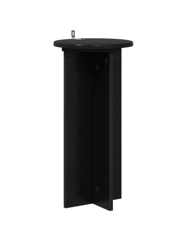 Supporto per piante 2 pcs Nero 29,5 x 29,5 x 60 cm