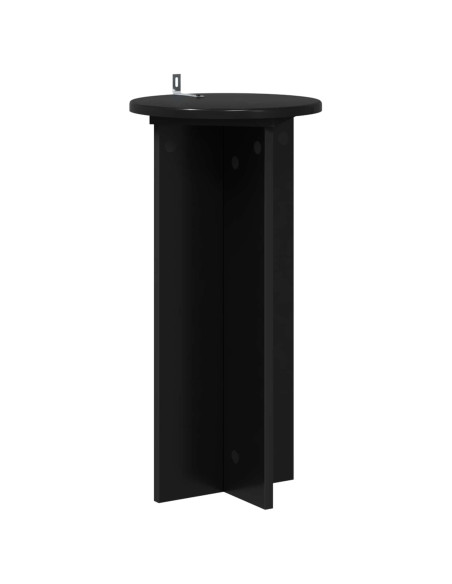 Supporto per piante 2 pcs Nero 29,5 x 29,5 x 60 cm