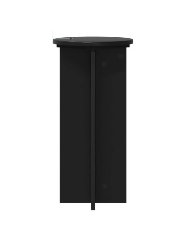 Supporto per piante 2 pcs Nero 29,5 x 29,5 x 60 cm