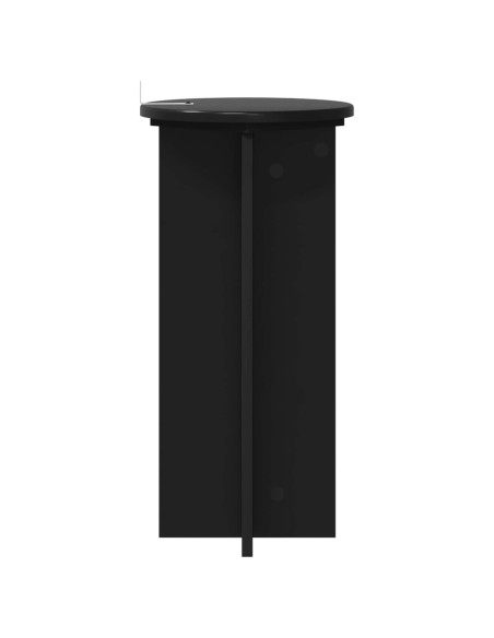 Supporto per piante 2 pcs Nero 29,5 x 29,5 x 60 cm