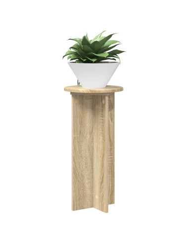 Supporto per piante 2 pcs Rovere Sonoma 29,5 x 29,5 x 60 cm
