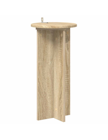 Supporto per piante 2 pcs Rovere Sonoma 29,5 x 29,5 x 60 cm