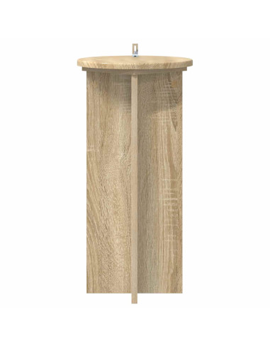 Supporto per piante 2 pcs Rovere Sonoma 29,5 x 29,5 x 60 cm