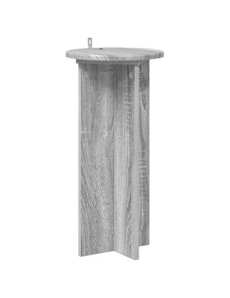 Supporto per piante 2 pcs Grigio Sonoma 29,5 x 29,5 x 60 cm