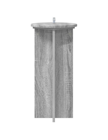 Supporto per piante 2 pcs Grigio Sonoma 29,5 x 29,5 x 60 cm