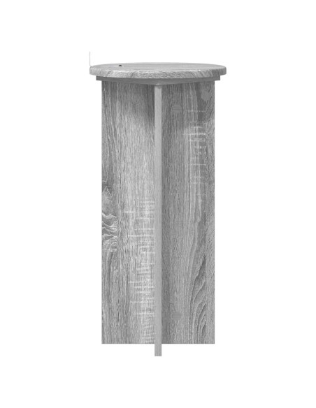 Supporto per piante 2 pcs Grigio Sonoma 29,5 x 29,5 x 60 cm
