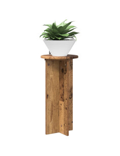 Supporto per piante 2 pcs Legno antico 29,5 x 29,5 x 60 cm 2