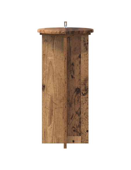 Supporto per piante 2 pcs Legno antico 29,5 x 29,5 x 60 cm