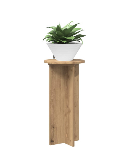 Supporto per piante 2 pcs Rovere Artigianale