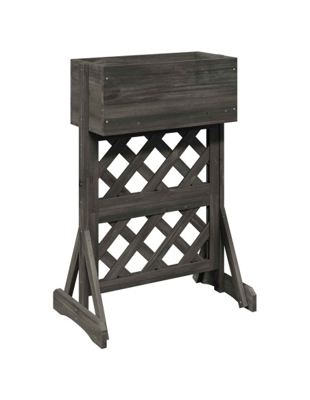 Trellis da Giardino Verticale Grigio 48 x 30 x 70,5 cm