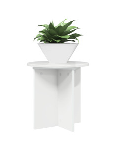 Supporto per piante 2 pcs Bianco Lucido 40 x 40 x 40 cm 2