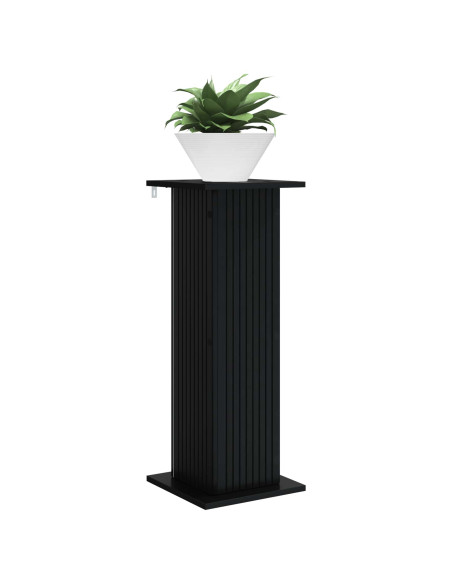 Supporto per piante Nero 30,5 x 30 x 80,5 cm