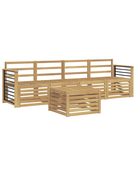 Set divani Legno di Acacia Massello