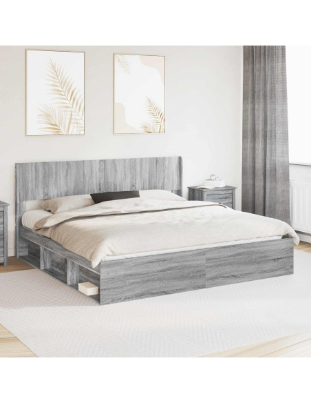Testiera Letto Sonoma grigio PB