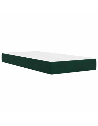 Struttura del letto Verde Scuro 100 x 200 cm Velluto