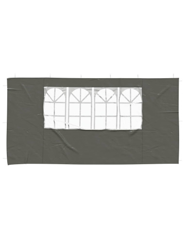 Parete per tenda da festa 2 pcs 400 x 195 cm Antracite