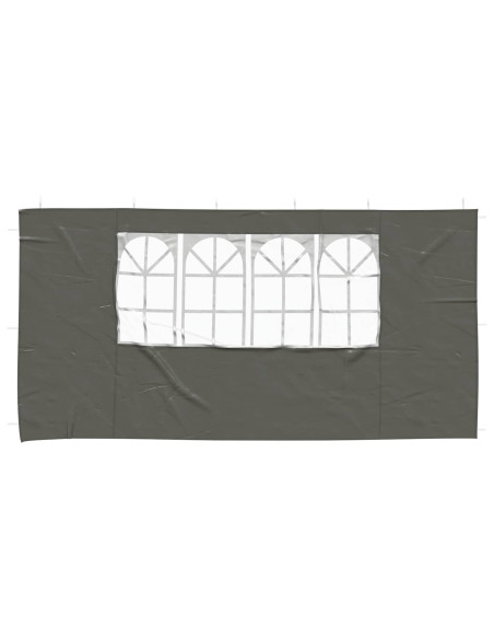 Parete per tenda da festa 2 pcs 400 x 195 cm Antracite