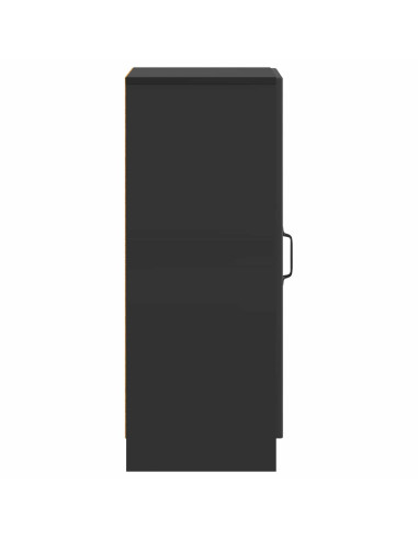 Credenza Nero 33 x 34,5 x 87 cm Legno ingegnerizzato