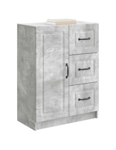 Credenza Grigio Cemento 66 x 34,5 x 87 cm Legno ingegnerizzato 2