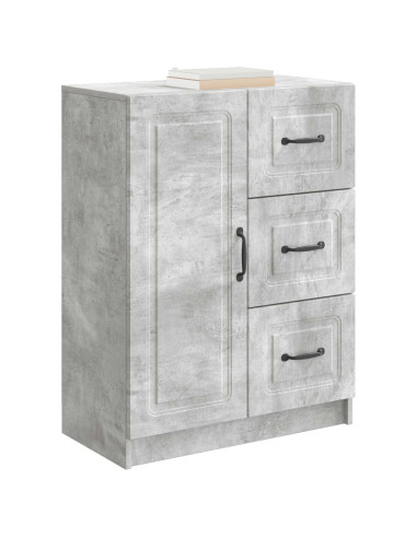Credenza Grigio Cemento 66 x 34,5 x 87 cm Legno ingegnerizzato