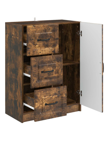 Credenza Rovere Fumo 66 x 34,5 x 87 cm Legno ingegnerizzato