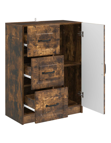 Credenza Rovere Fumo 66 x 34,5 x 87 cm Legno ingegnerizzato